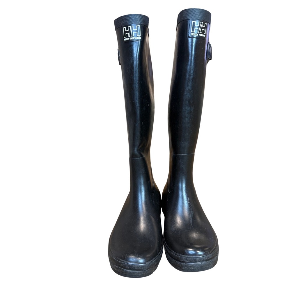 Helly Hansen W Veierland 2 Rubber Boots Black Tall Rain Boots Womens 8